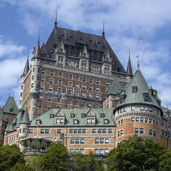Nejfotografovanější hotel na světě Château de Frontenac, Quebec, Kanada