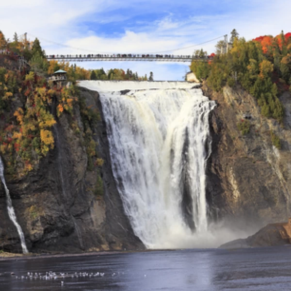 Vodopády Montmorency, Quebec, Kanada