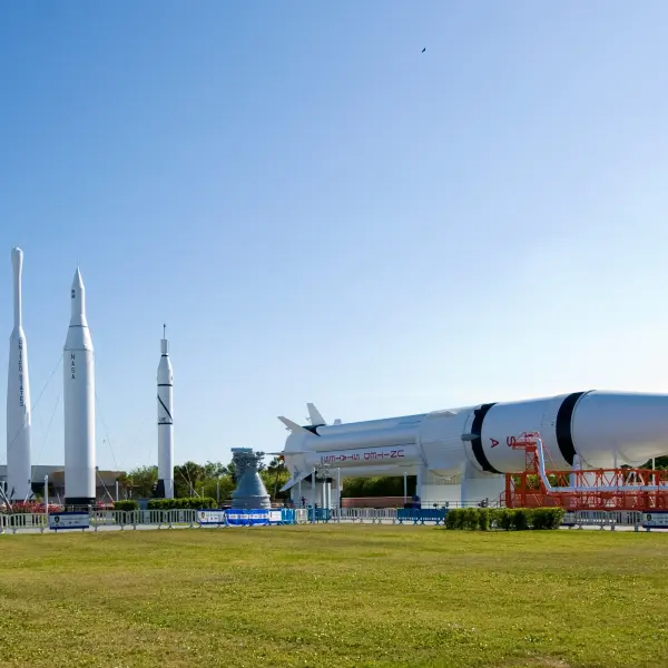 Vesmírné středisko Kennedy, Florida, USA