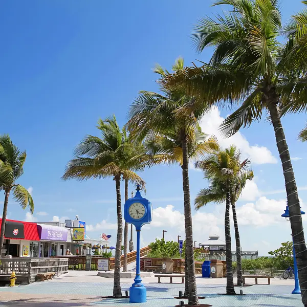 Pláž Fort Myers, Florida, USA