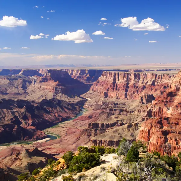 Řeka Colorado v Grand Canyonu, Arizona, USA