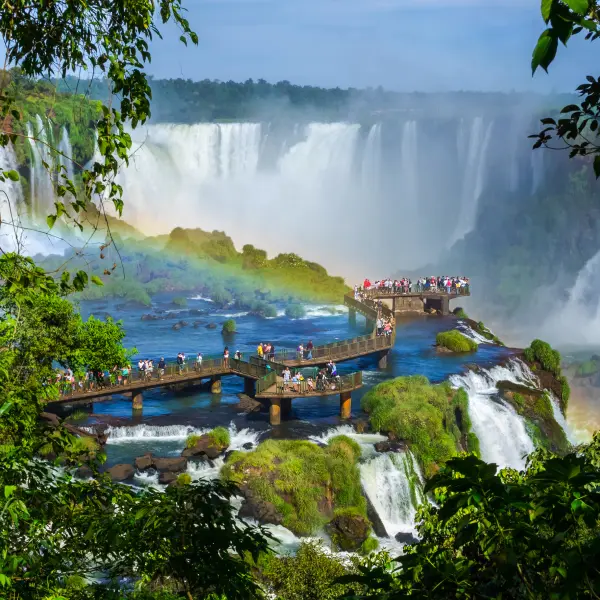 Božské vodopády Iguazú, Foz de Iguazú, Brazílie