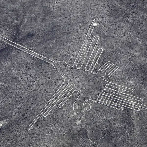 Geoglyfy vyryté do země, Nazca, Peru
