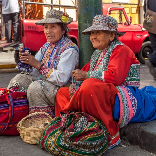 Místní ženy v Arequipě, Peru