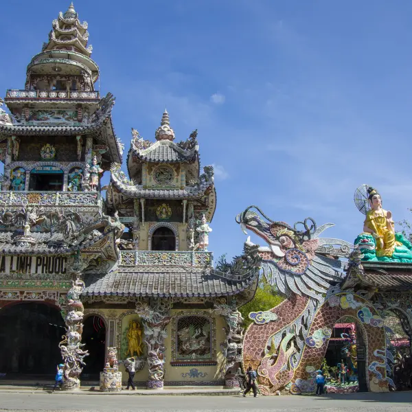 Malebné město Da Lat, Vietnam