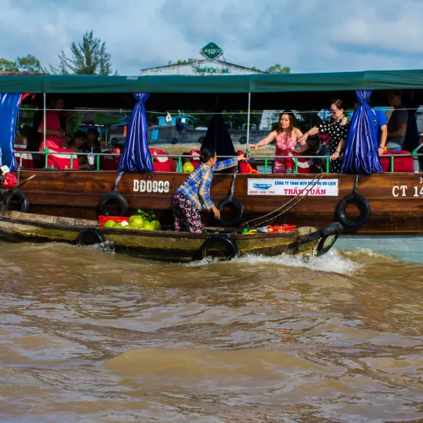 Plovoucí trh, Mekong, Vietnam