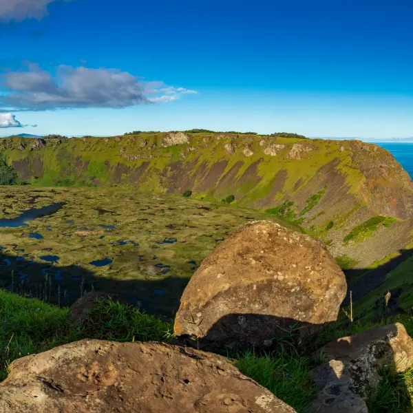 Sopečný kráter Rano kau, Velikonoční ostrov