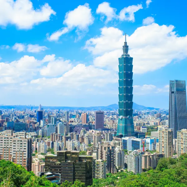 Ranní Taipei, Taiwan