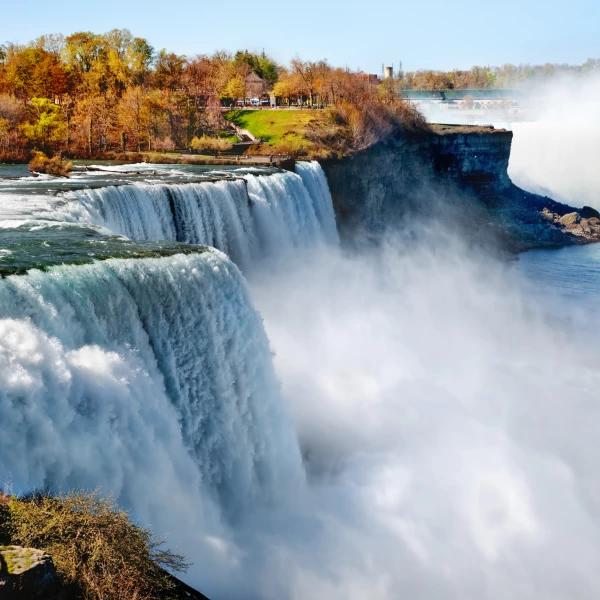 Americká strana Niagarských vodopádů, New York City, USA