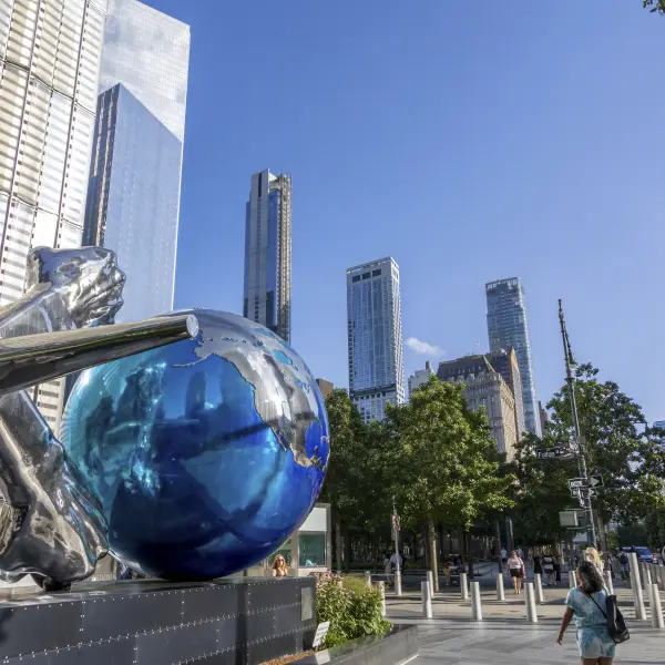 Vstup do observatoře, New York City, USA