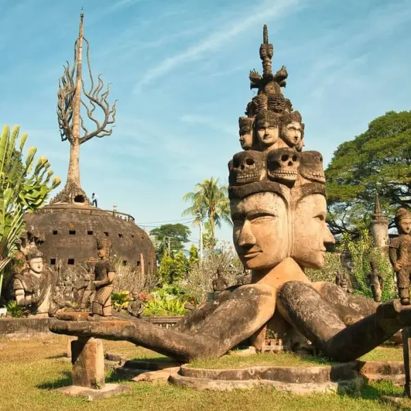 Buddhistický park ve Vientiane, Laos