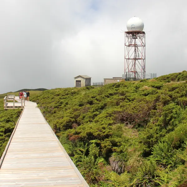 Cestička na vrcholu Serra de Santa Barbara, Terceira, Azorské ostrovy