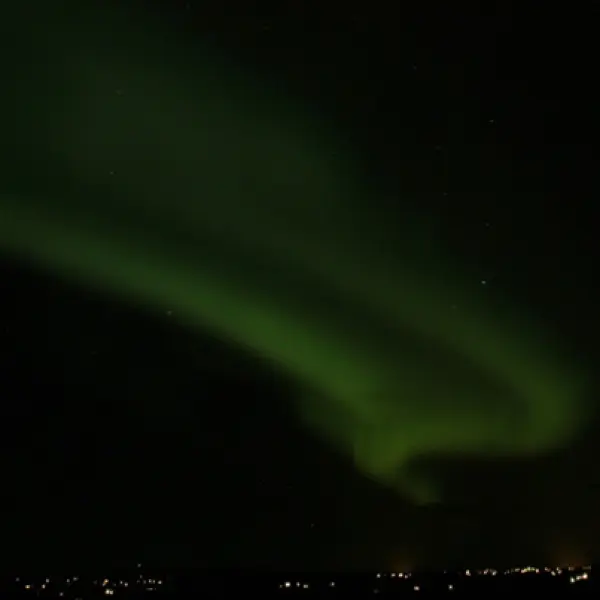 Aurora Borealis nad Islandem, Island