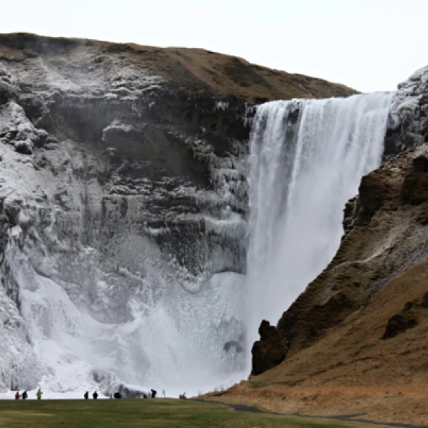 Vodopád Skógafoss, Island
