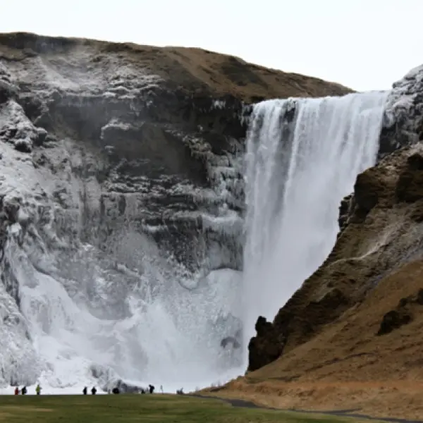 Vodopád Skógafoss, Island