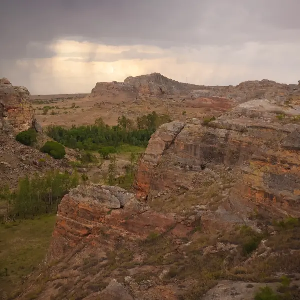 Skaliska v N.P. Isalo, Madagaskar