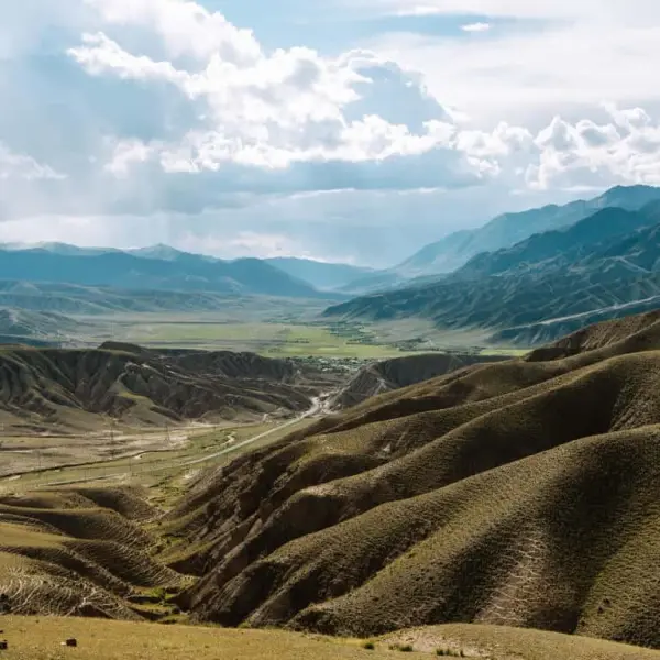 Cesta Naryn a Kok Kiya, Kyrgyzstán