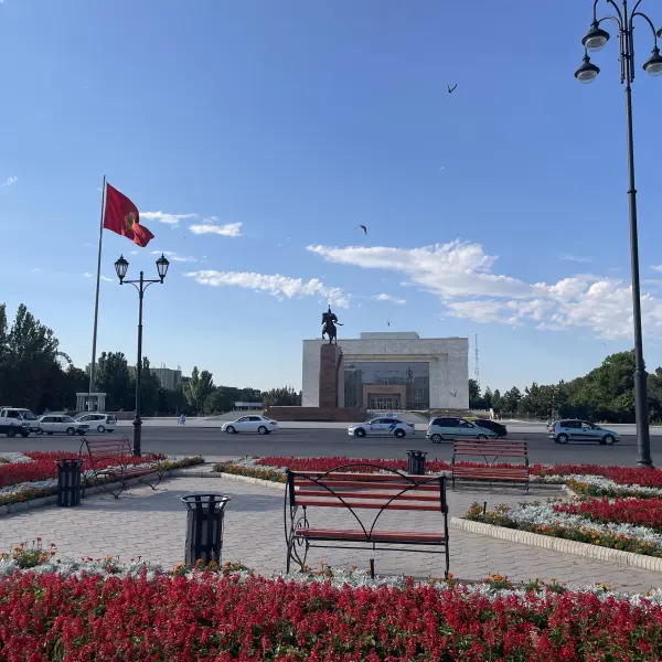 Náměstí Ala-Too, Biškek, Kyrgyzstán