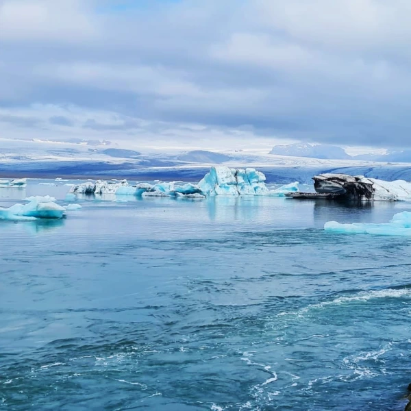 Laguna Jökulsárlón, Island