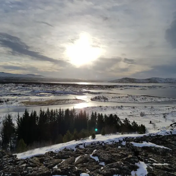 Jezero Thingvallavatn, Island