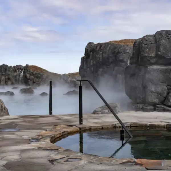 Lázně Sky Lagoon, Reykjavík, Island