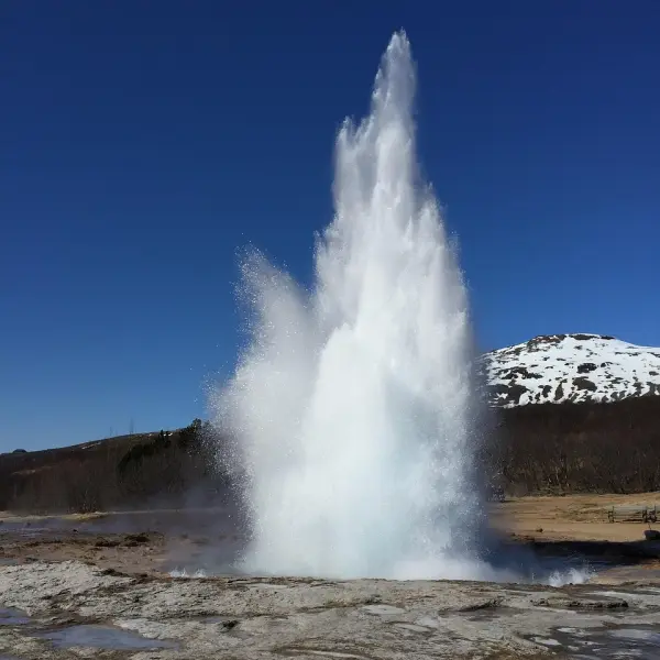 Geotermální oblast Geysir, Island