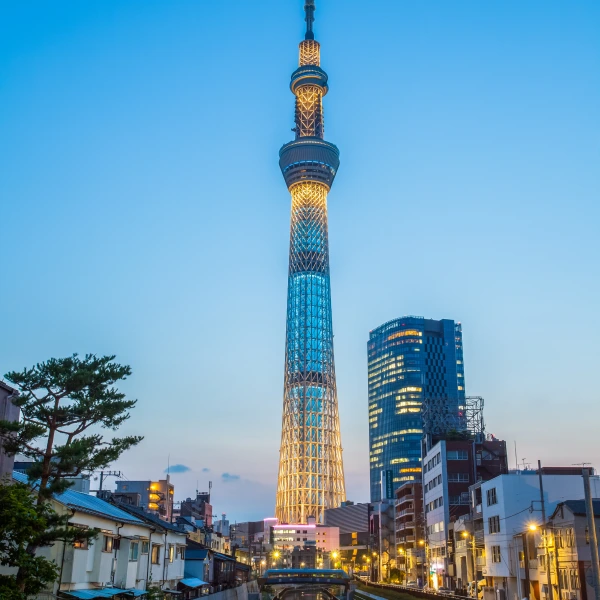 Nebeský strom, Skytree tower, Tokyo, Japonsko