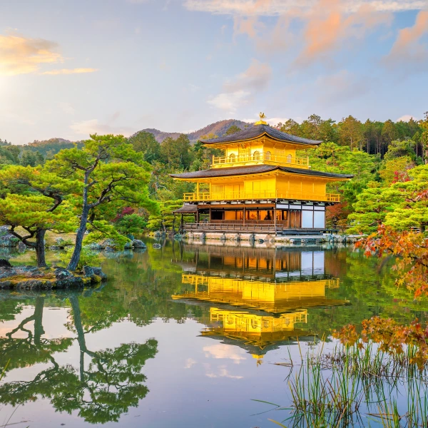 Zlatý pavilon, Kjóto, Japonsko