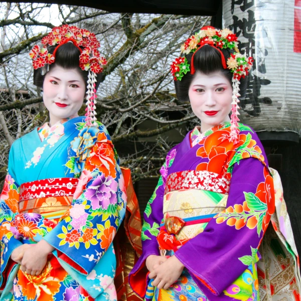 Japonské Gejši, Gion, Kjóto, Japonsko
